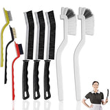 8 Pcs Crevice Cleaning Brush Set - Hard Bristle Cleaning Tools for Grout, Gaps & Narrow Spaces - Multi-Purpose Grout Brush, for Cleaning Bathroom