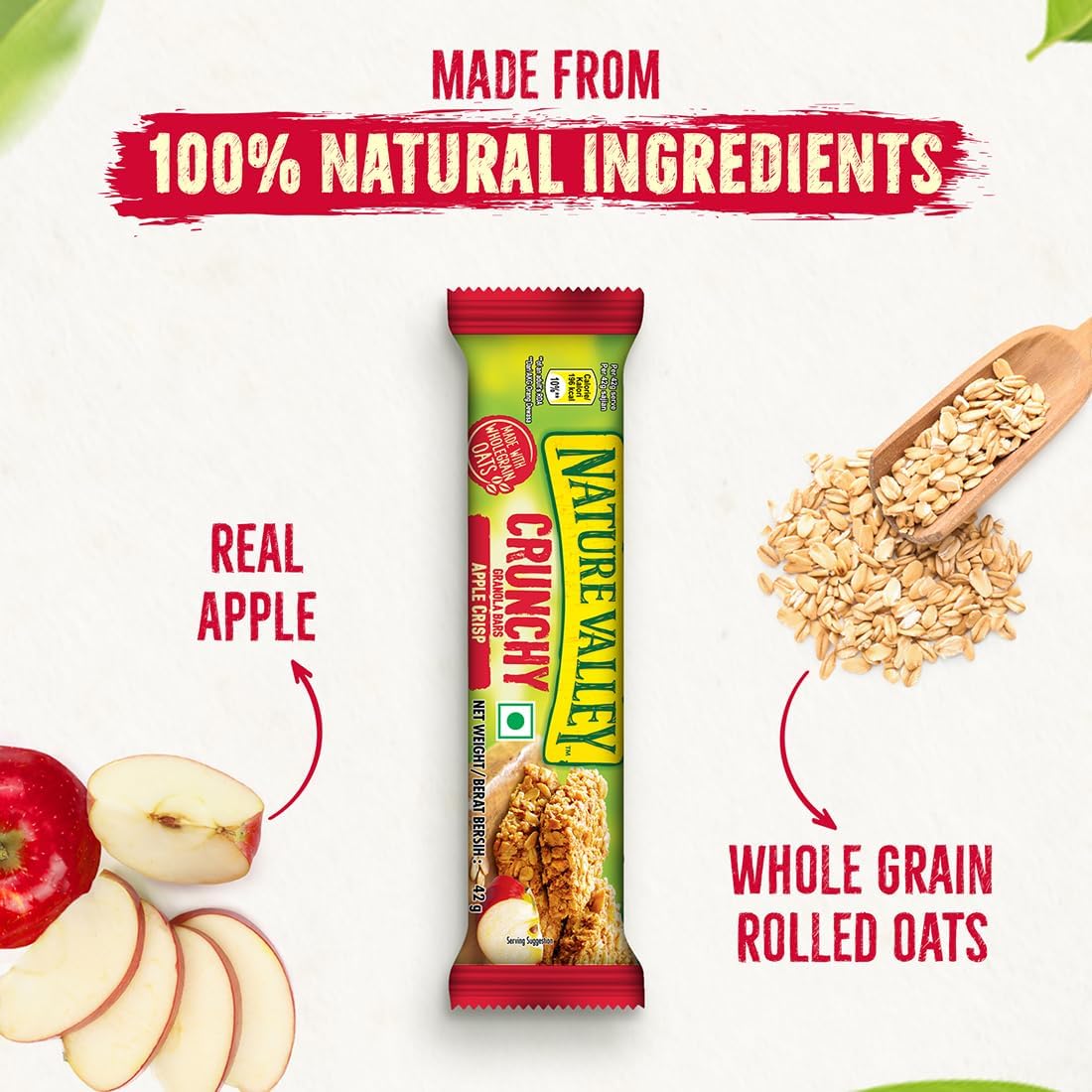 Nature Valley Crunchy Granola Bars, Apple Crisp, Limited Edition Box, 12 Bars, 8.94 oz (6 Pouches) (Pack of 6)