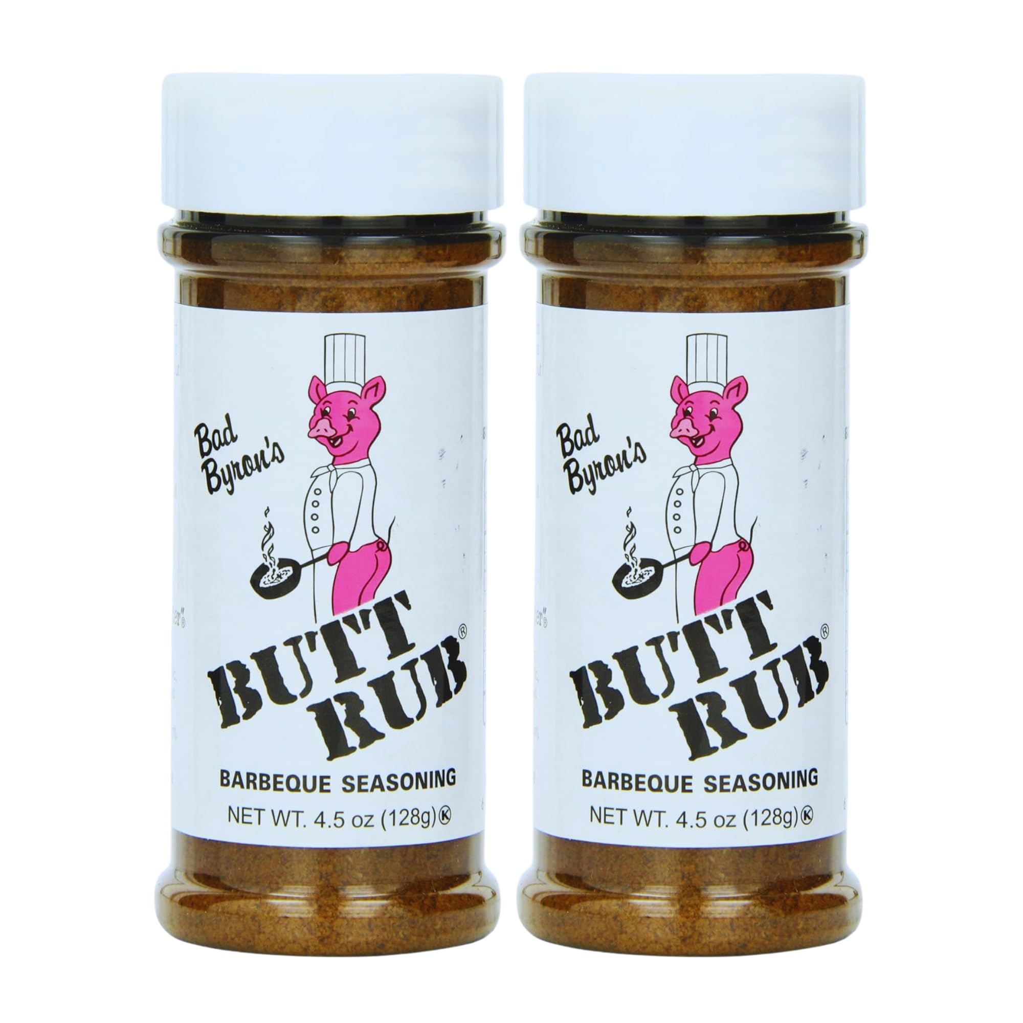 Bad Byron’s Butt Rub Barbeque Seasoning - 4.5 oz Shaker | Award-Winning All-Purpose Dry Rub for Pork, Chicken, Beef, Seafood & Vegetables |