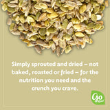 Go Raw , Sprouted Pumpkin and Sunflower Seed Mix| Keto | Vegan | Gluten Free Snacks | Organic | Superfood (Packaging May Vary), 14 oz(Single)
