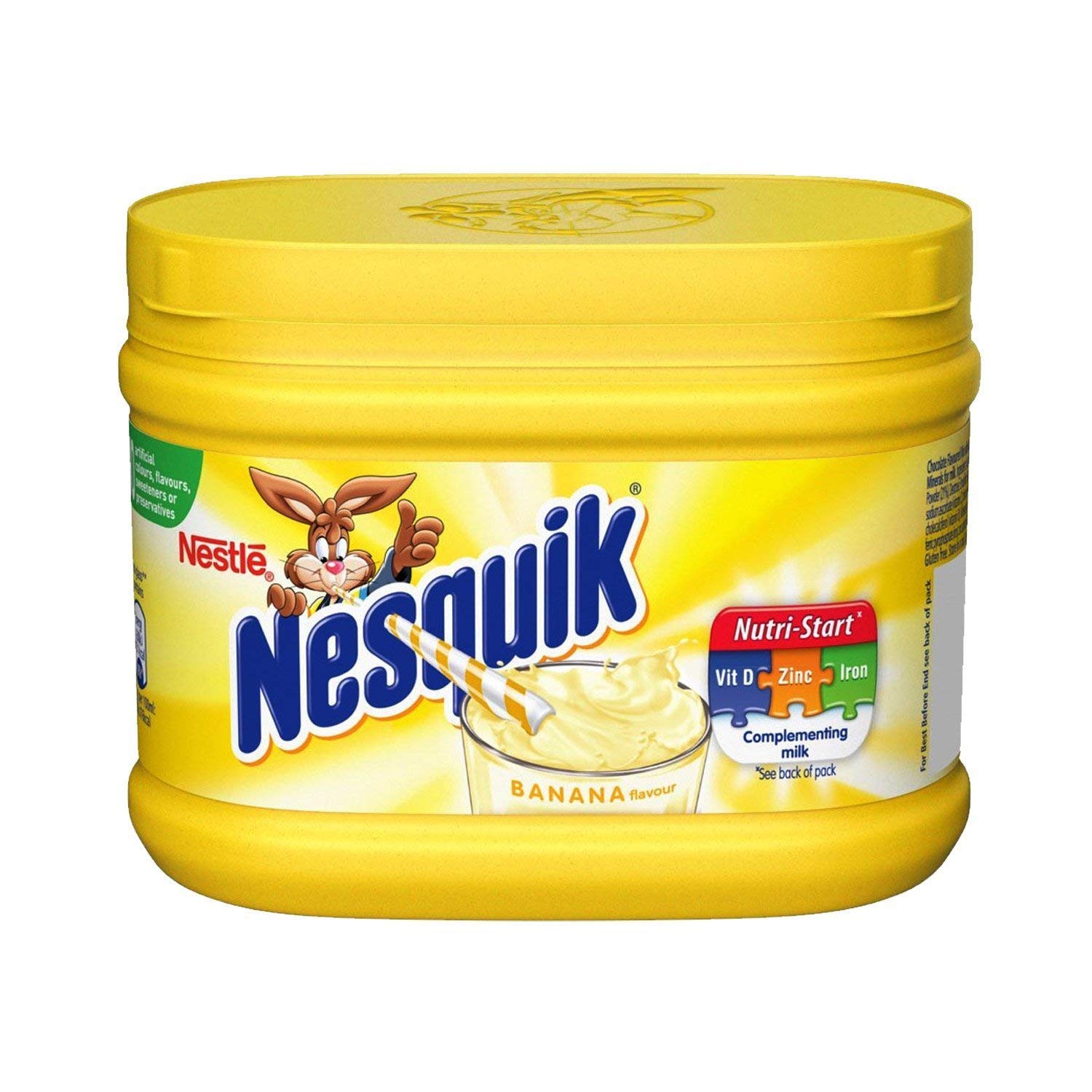 Nesquik Banana and Strawberry Milkshake Bundle | Enjoy This Delicious Combo | Banana Flavour 1 x 300g and Strawberry Milkshake 1 x 500g | Total of 2