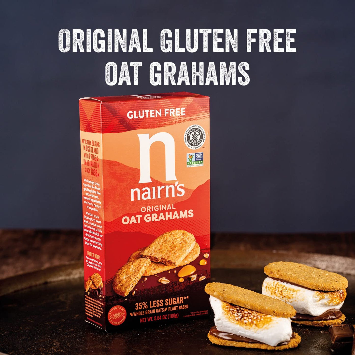 Oatmeal Grahams Gluten Free 5.64 Ounces (Case of 12)