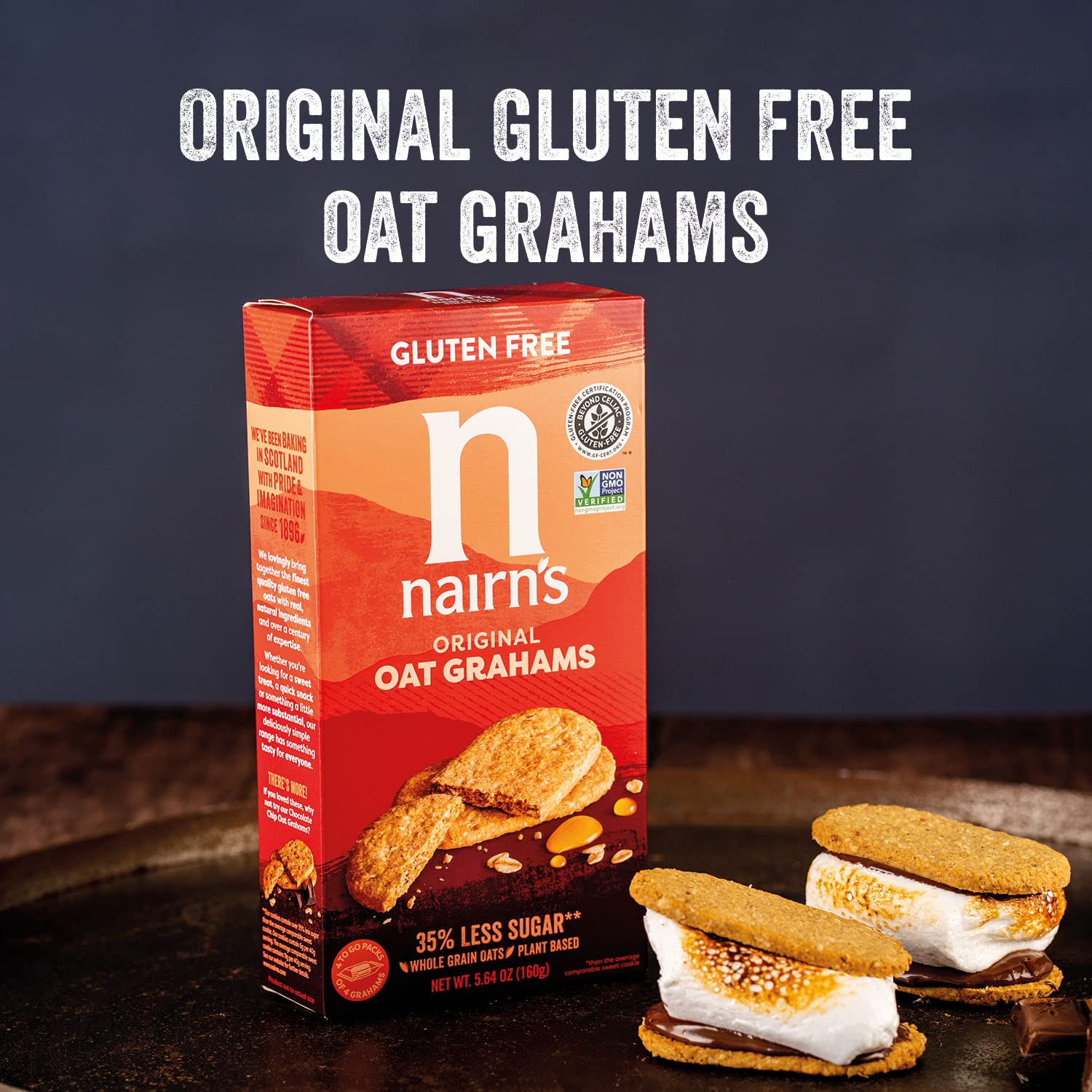 Oatmeal Grahams Gluten Free 5.64 Ounces (Case of 12)