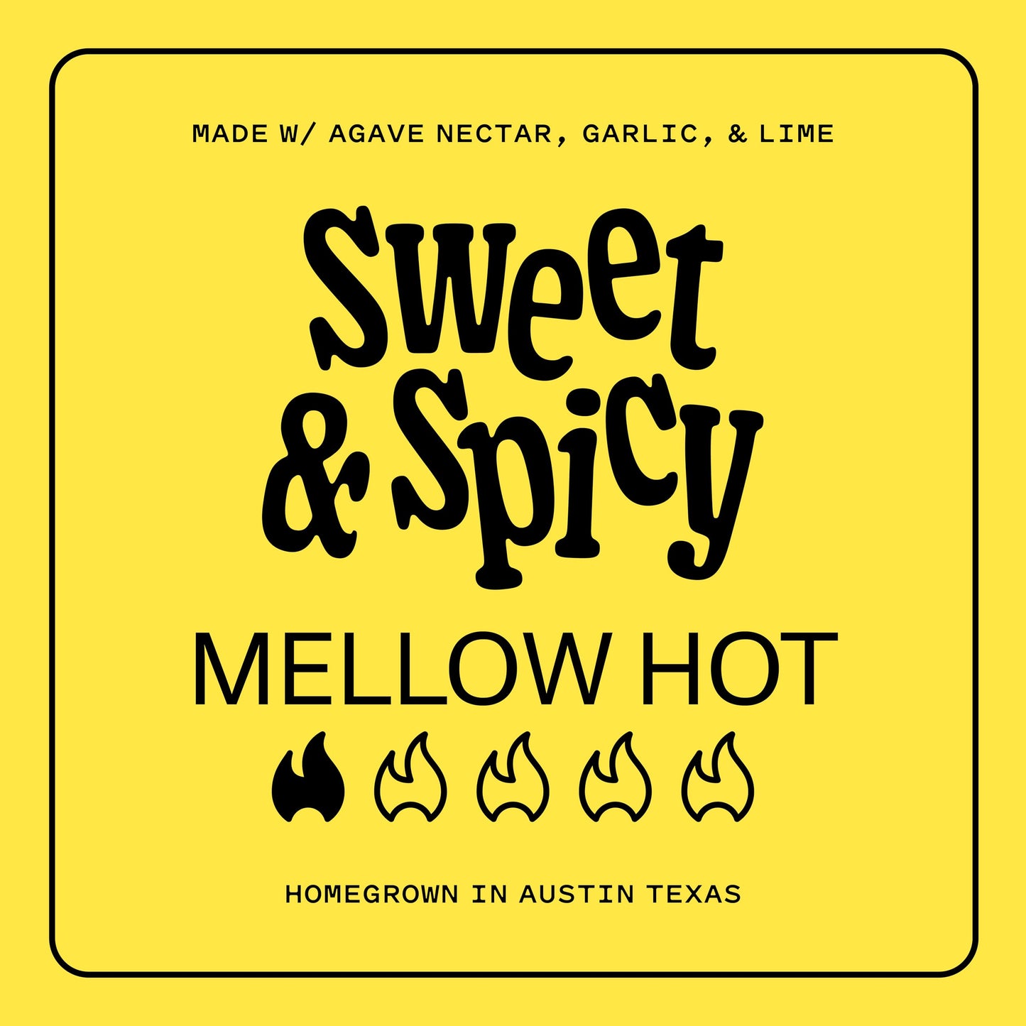 Yellowbird® Classic Blue Agave Sriracha 19.6 oz. Tabletop Size (Mellow Hot | 1 Bottle | Made in Texas)