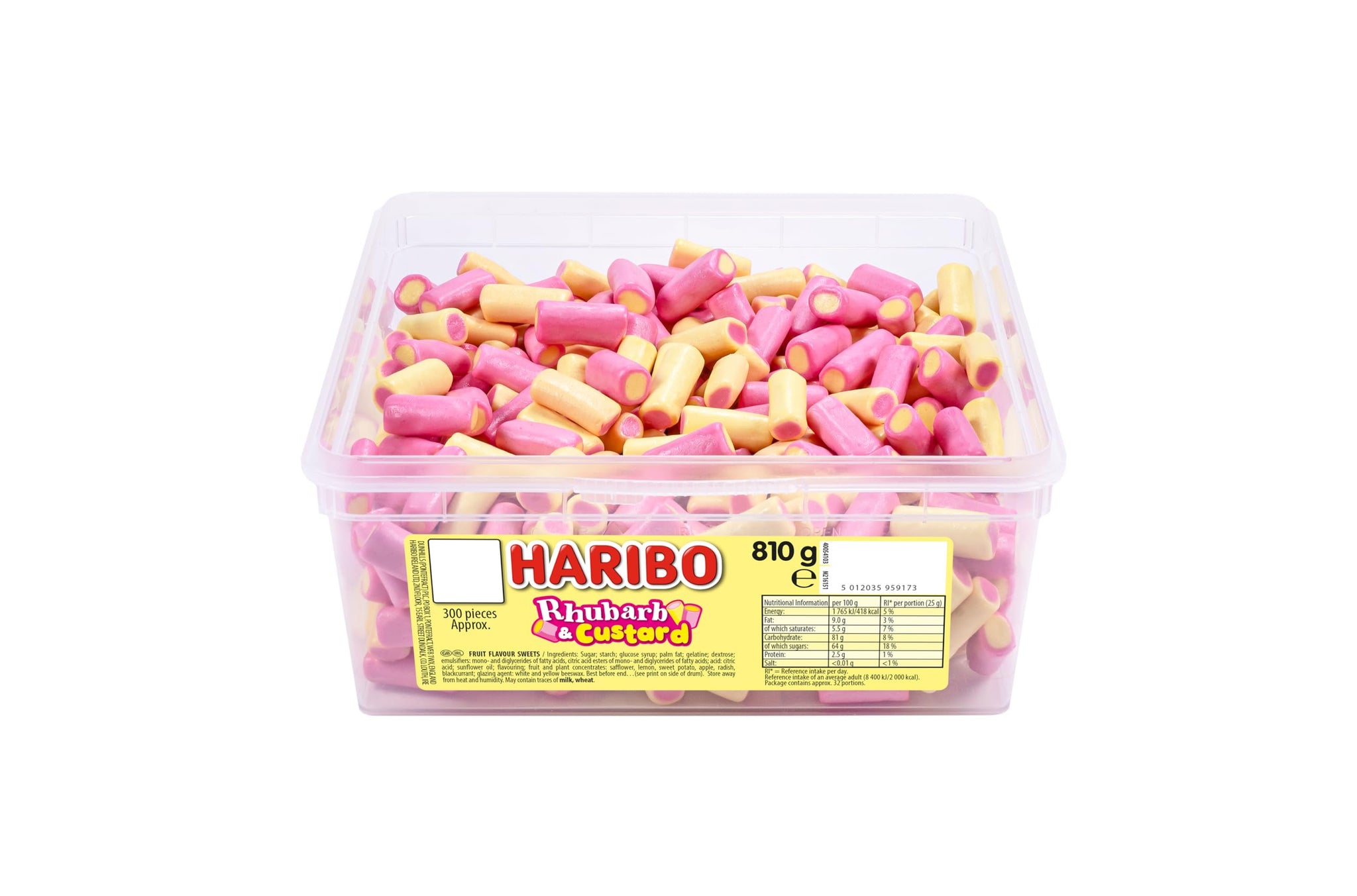 Haribo Rhubarb and Custard Candy 300 Pieces