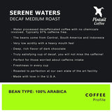 Pintail Coffee - Brazilian "Serene Waters" Decaffeinated Whole Bean Coffee, 12oz bag