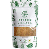 SPICES VILLAGE Coriander Powder, Ground Coriander Spice, 8 oz, Kosher Certified, All Natural Roasted Indian Spice for Seasoning and Cooking, Gluten