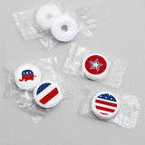 Big Dot of Happiness Election Republican - Political Election Party Round Candy Sticker Favors - Labels Fit Chocolate Candy (1 Sheet of 108)