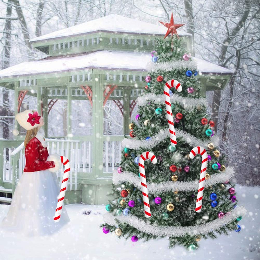 Joliyoou Inflatable Candy Cane, Christmas Holiday Decorations 6 Packs