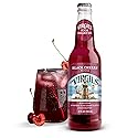 Virgil's Naturally Bold Handcrafted Black Cherry Soda, 12 fl oz Bottle - Bold Creamy Flavor w/Mellow Cherry Finish - Natural & Made w/Real Cane Sugar