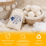 Shuielai 6pc Wool Dryer Balls, Dryer Balls for Laundry, Reusable Wool Dryer Balls