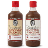 Demitri's Bloody Mary Seasoning Classic Recipe & Extra Horseradish Bundle, Concentrated Drink Mixers, Perfect for Home Brunch Parties & Cocktails, 16