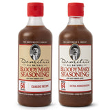 Demitri's Bloody Mary Seasoning Classic Recipe & Extra Horseradish Bundle, Concentrated Drink Mixers, Perfect for Home Brunch Parties & Cocktails, 16
