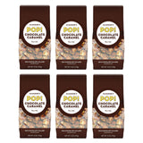 Hammond's Candies | Gourmet Chocolate Caramel Popcorn | 6 Bags, Great for Snacking | Small Batches Popped to Perfection | Handcrafted in USA