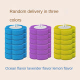 Disposable Toilet Brush, Disposable Toilet Cleaning System, Disposable Bathroom Brush with 30 Replacement Heads, Toilet Brush and Seat Cover Set