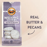 Mexican Wedding Cookies, 6 Ounce (Pack of 3), Buttery Cookies with Pecans and Dusted with Powdered Sugar by La Monarca Bakery