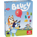 Bluey Fruit Flavored Snacks, Fat Free and Gluten Free Snacks, 8 oz (10 Pouches)