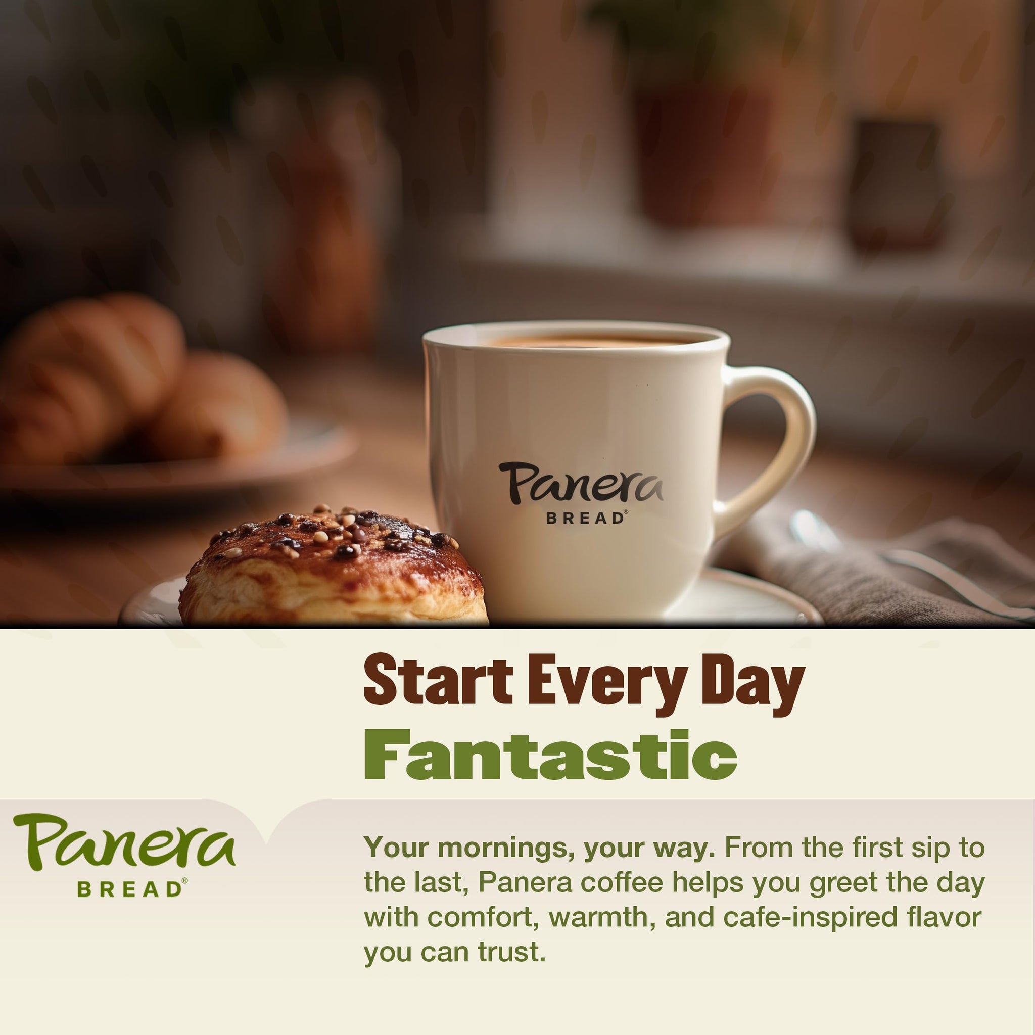 Panera Dark Roast Ground Coffee, - Bold Breakfast Brew with Dark Chocolate Finish - 100% Arabica Beans, Sustainably Sourced - Kosher, Dairy-Free