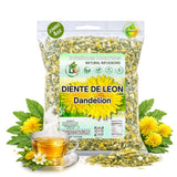Diente de León Herbal Tea - Dandelion Loose Leaf - 4 oz (113 g) - 100% Natural, Vegan, Non-GMO, Caffeine-Free - Traditional Herbal Infusion - by