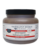 Terrapin Ridge Farms Pineapple Habanero Sauce - Sweet & Fiery Sauce for Dips, Appetizers, and Meats - 1 Quart Jar