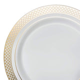 " OCCASIONS " 120 Plates Pack, Heavyweight Premium Disposable Plastic Plates Set 60 x 10.5'' Dinner + 60 x 6.25'' Dessert/Cake Plates (Celebration