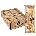 Lenka Bars - Peanut Butter & Sea Salt Snack Bars, Gluten Free, High Fiber, Kosher, Wholesome, No Artificial Flavors, Individually Wrapped - 12 Pack