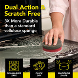 Weiman Heavy Duty Stove and Oven Cleaner 3 Piece Total Clean Kit, For Baked on Grease, Grime, Carbonized Food, Includes Foaming Cleaner (24oz)