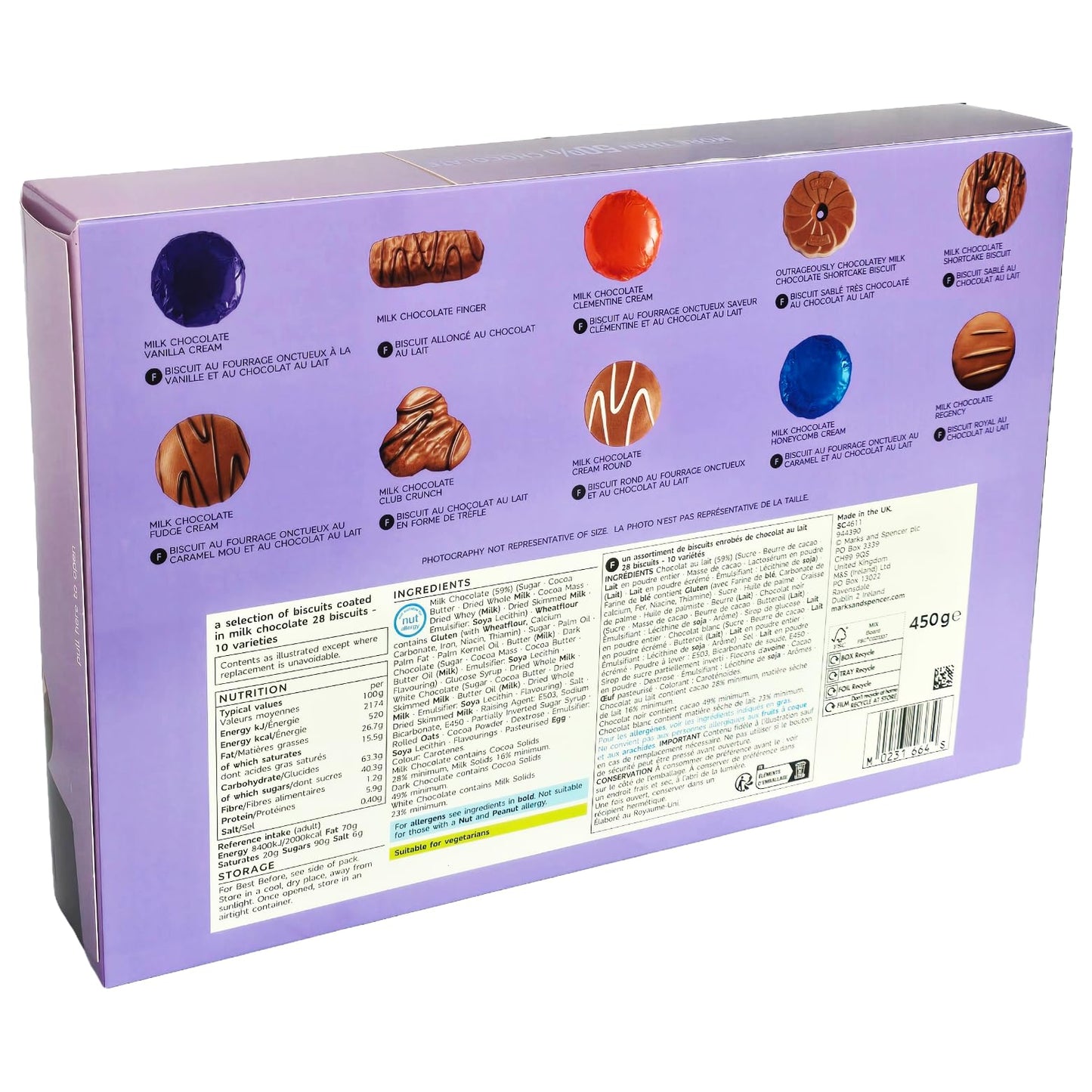 Marks and Spencer Milk Biscuit Selection 450g