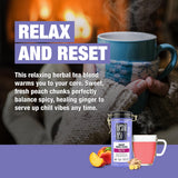 Tiesta Tea - Ginger Sweet Peach, Loose Leaf, Spicy Peach Herbal Tea, Tranquility Non-Caffeinated Blend, Bulk Hibiscus Leaves with Cane Sugar, Brews Up