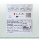 Uncle Lee's Organic Matcha Green Tea Bags, 40 Count - Antioxidant-Rich, Low Caffeine, Naturally Energizing Blend