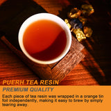 FullChea - Pu-erh Tea Resin - Instant Tea Resins - Chagao 2009 Aged Fermented Yunnan Ripe Pu Erh, Medium Caffeine - Helps Digestion - 3.53oz / 100g