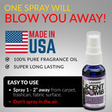 Scent Bomb Air Freshener Spray, Long-Lasting Odor Eliminator - Effective Deodorizer for Home & Car, Fresh Room Spray for Kitchen, Bathroom & Smell