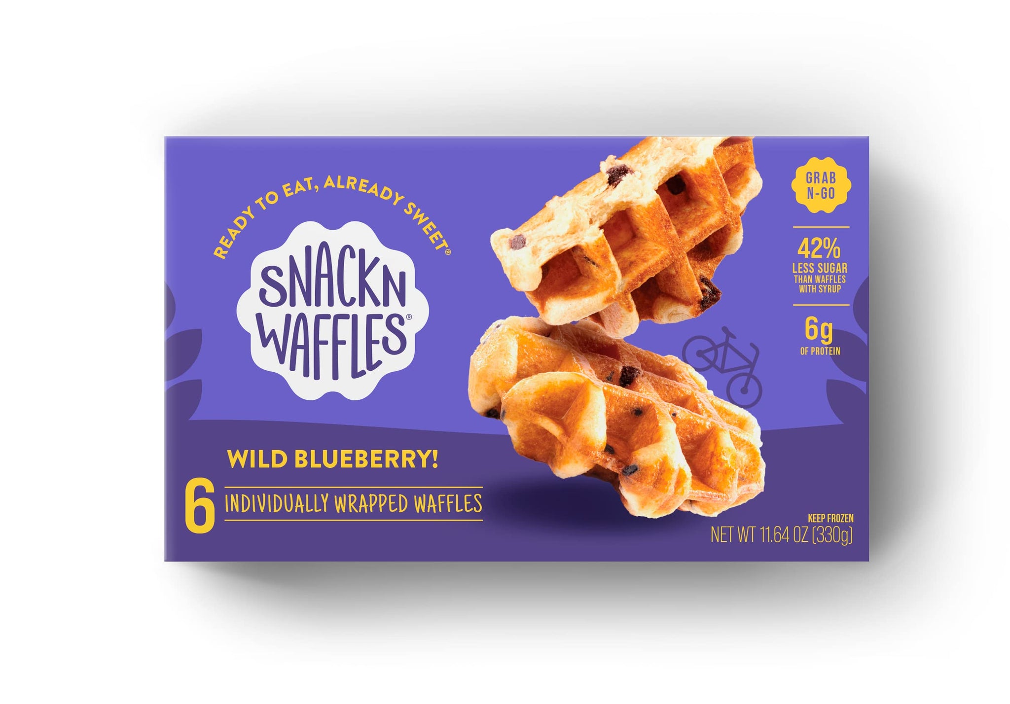 Snack'n Waffles Wild Blueberry 6ct