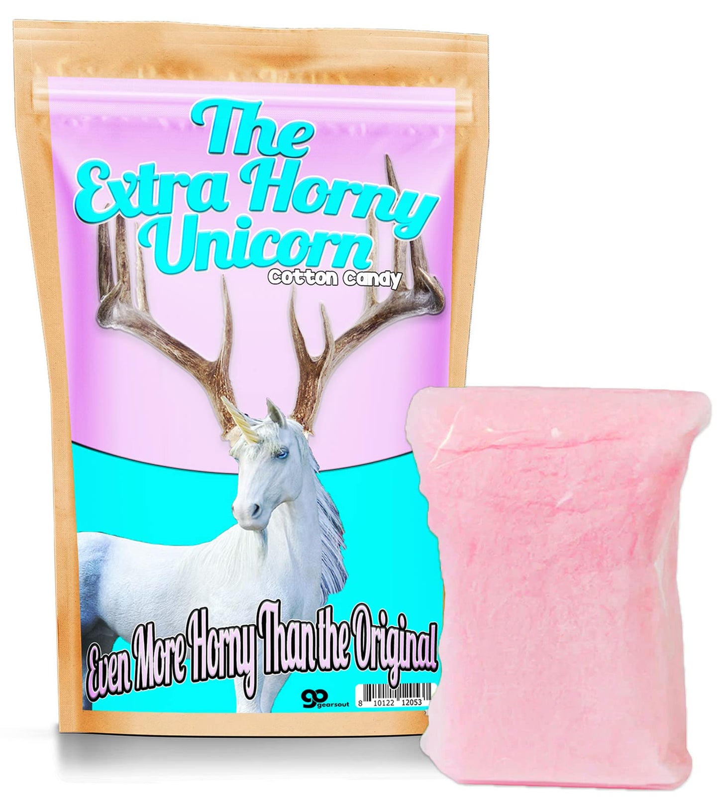 Horny Unicorn Cotton Candy - Funny Candy Gifts for Women - Stocking Stuffers for Girls - Best Friend Christmas Gifts Small - Delicious and Funny