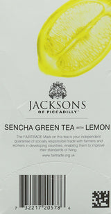 Jacksons of Piccadilly Green Tea & Lemon 50g