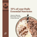 Keto Chow Essentials Kit Meal Replacement Shake Powders, Nutritionally Complete Low Carb Meal, High Protein Breakfast or Lunch Replacement, Gluten