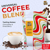 OH HEY BRANDS Whole bean coffee medium roast 12 oz - Caramel, Chocolate, and Dried Berry Notes flavored coffee beans - Sourced from East Africa