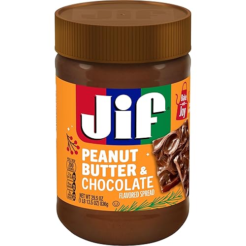 Jif Peanut Butter & Chocolate Flavored Spread, 29.5 oz Jar