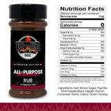 10-42 All-Purpose BBQ Rub Seasoning NO MSG, 0 Calorie | Premium Edition, All Natural Dry Meat Rubs for Chicken, Turkey, Pork, Beef, Steak, Ribs