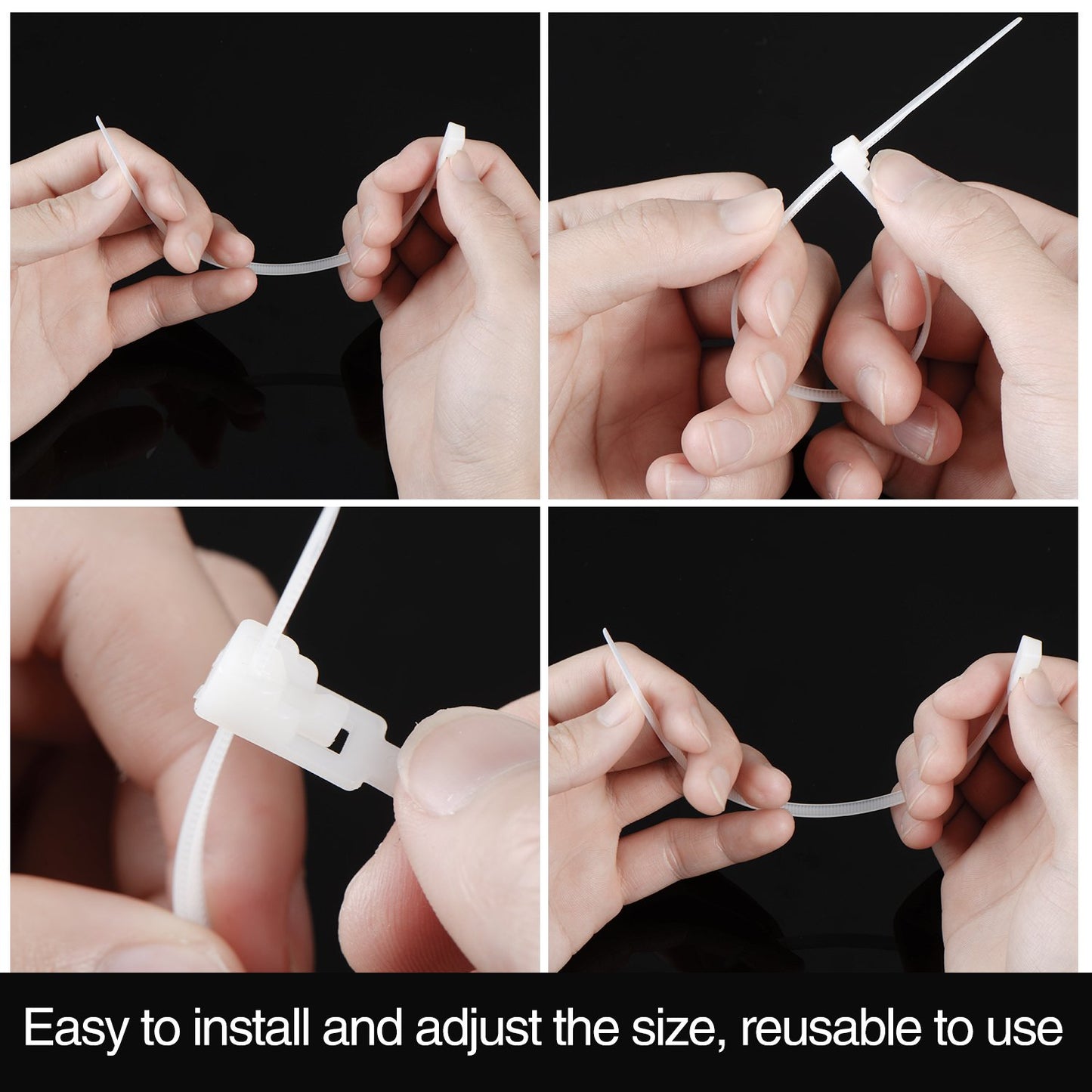 eBoot 15 Pieces Lint Traps Lint Snare Washing Machine Mesh Washer Laundry Hose Filter with 15 Pieces Cable Ties