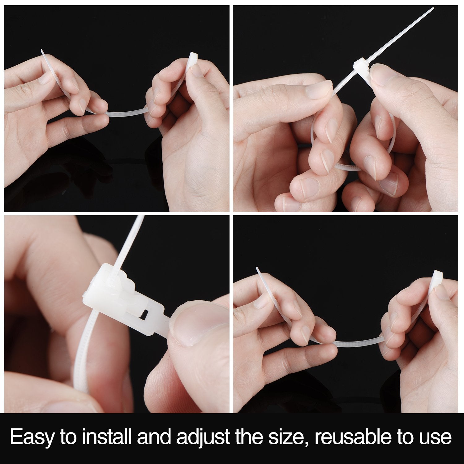 eBoot 15 Pieces Lint Traps Lint Snare Washing Machine Mesh Washer Laundry Hose Filter with 15 Pieces Cable Ties