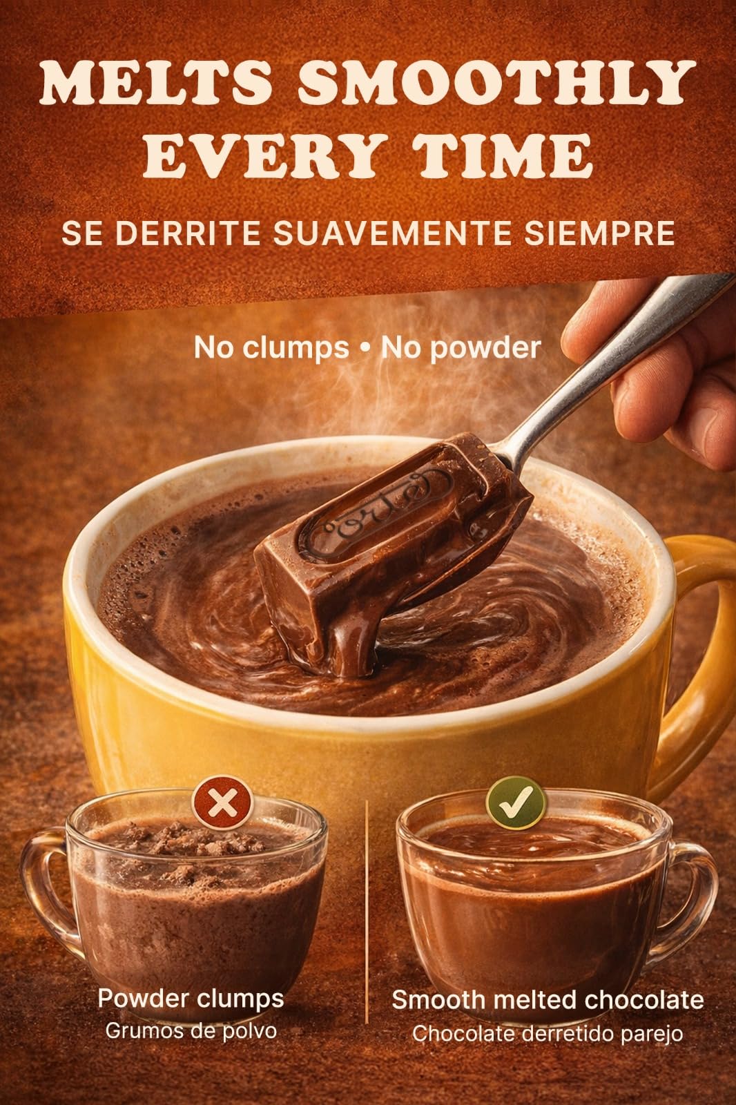Chocolate Embajador - Chocolate de Mesa 1-Pack | Authentic Dominican Hot Cocoa, Chocolate Caliente & Melting Chocolate, Sweet Baking Chocolate Tablets