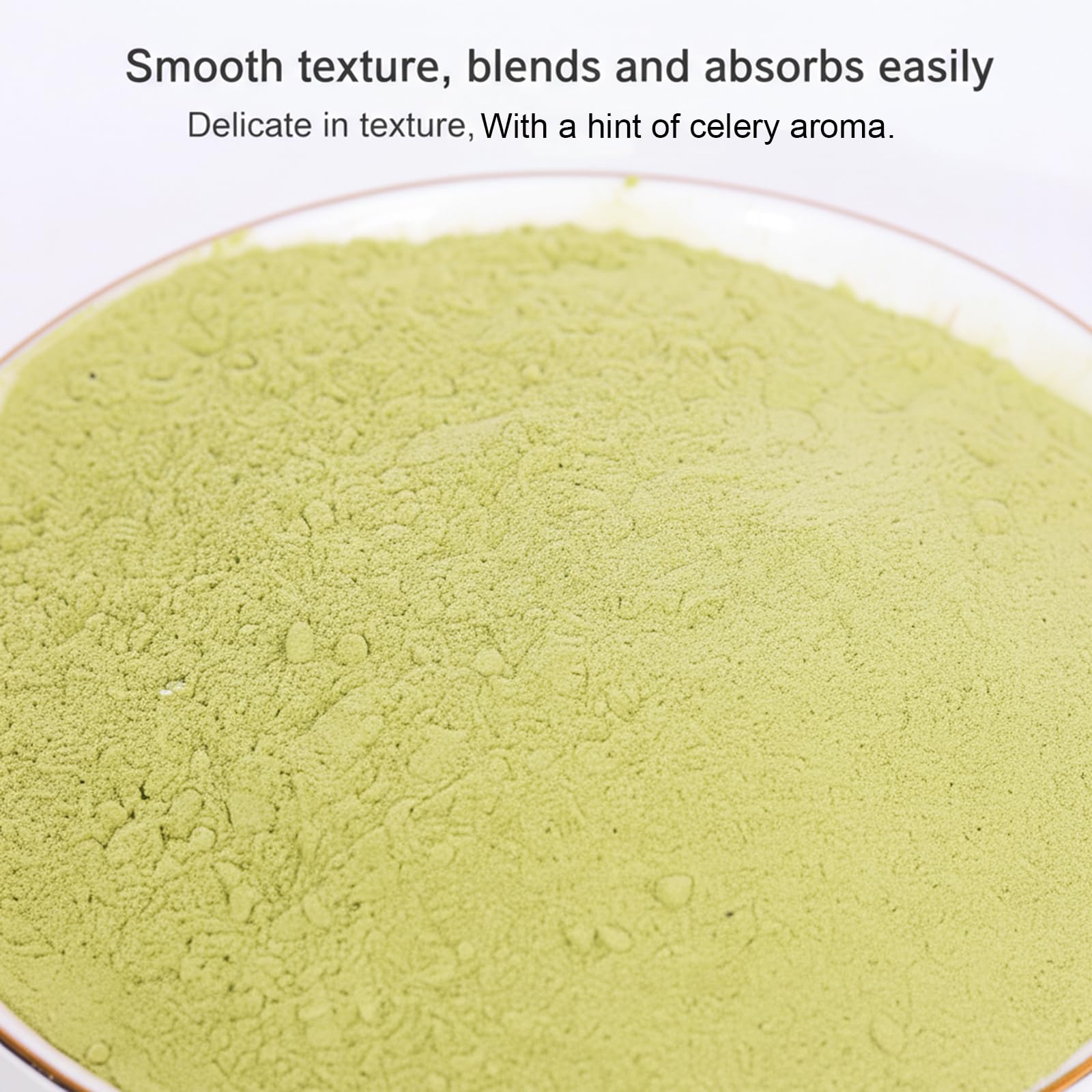 MOCKRAND Pure Celery Powder 17.64 oz, Fresh Celery Juice Powder, No Additives, Celery Powder for Seasoning, Cooking and Baking