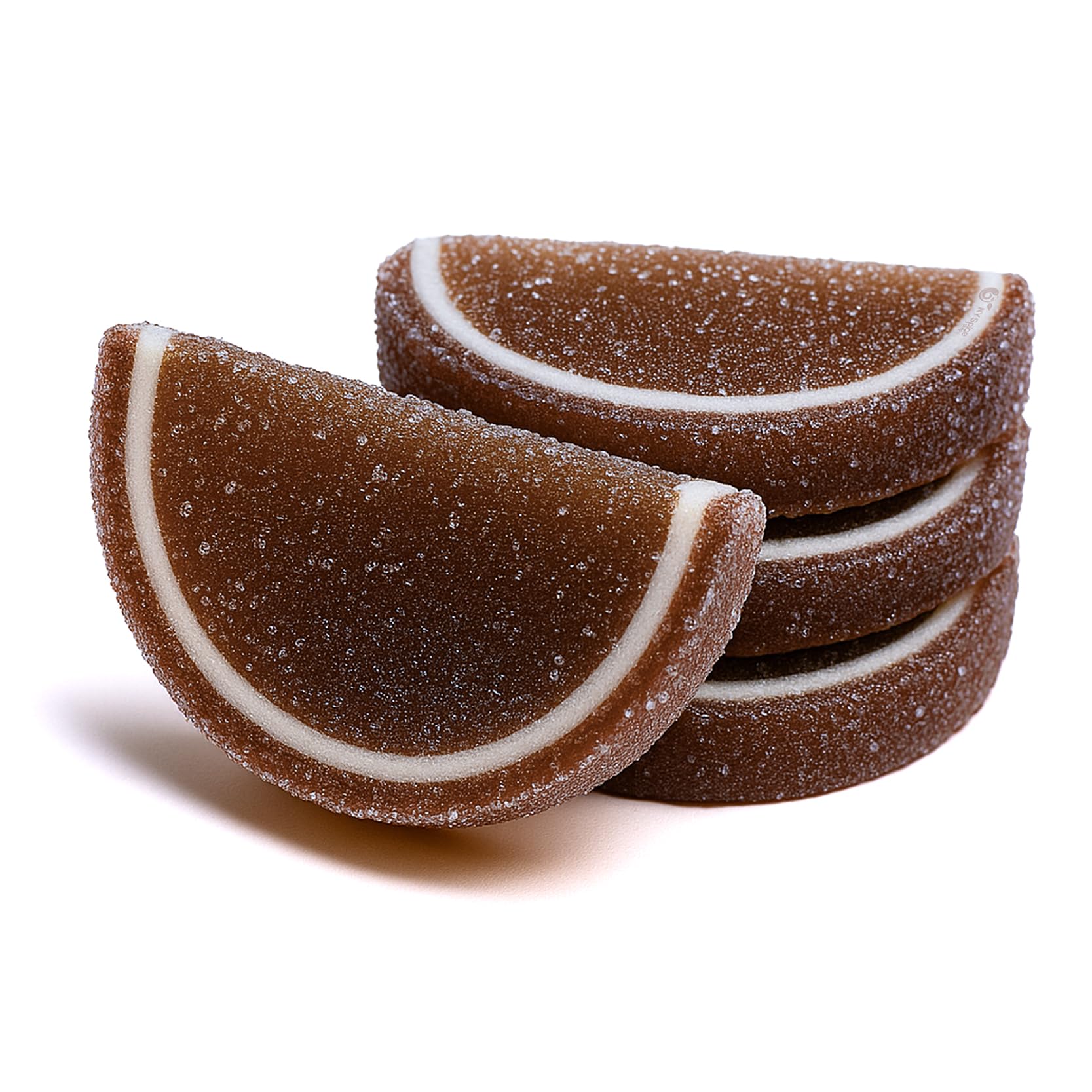 NY Spice Shop Root Beer Fruit Slices Candy - 8 Ounce Sweet Flavor Chewy Jelly Fruit Slices - Old Fashioned Sliced Root Beer Fruits Gummies - Gummy