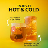 Lipton Smooth Mint with Lemon Peels Tea Bags, caffeine free Tea, Fruit and Herbal Tea, Individually Wrapped, 20 Tea Bags