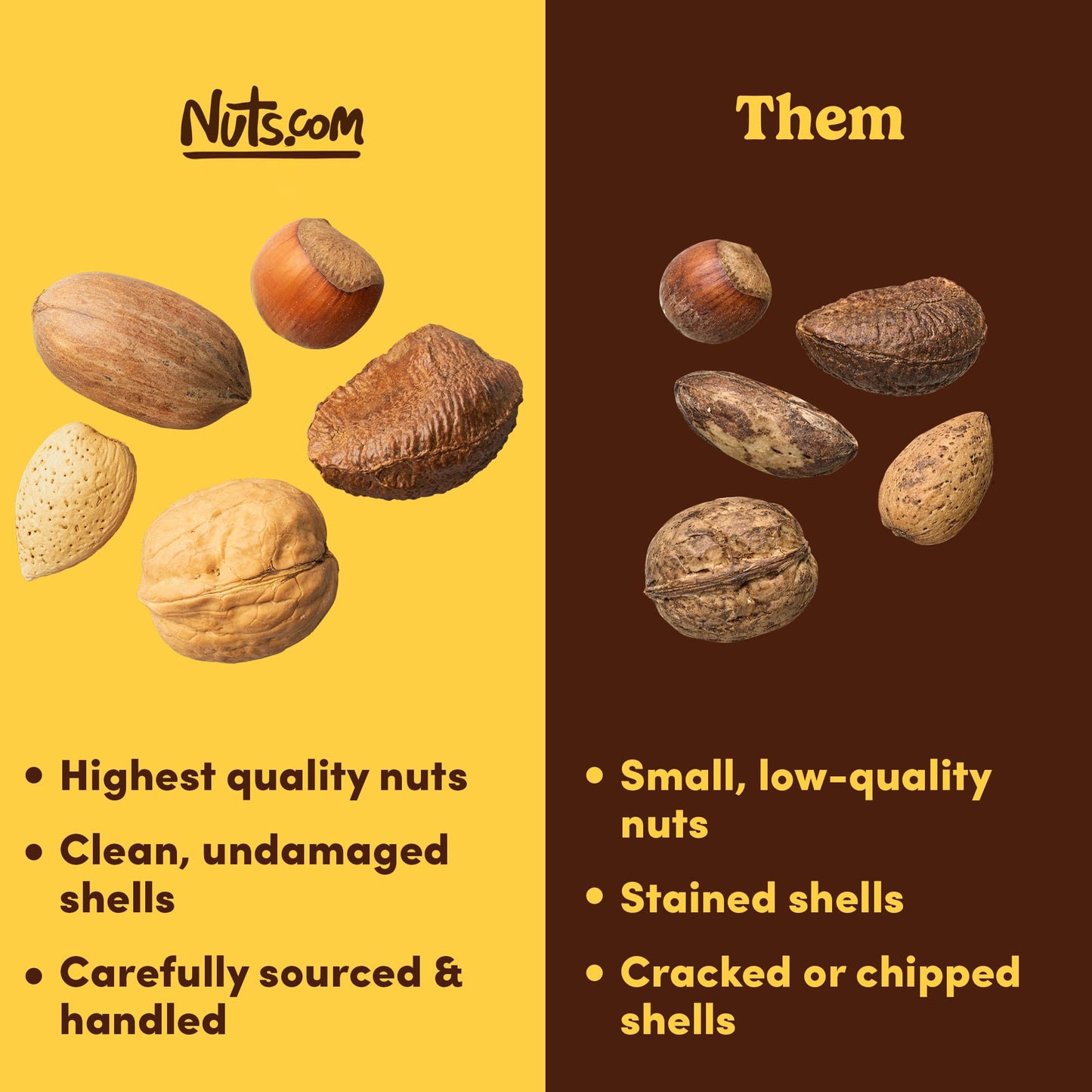 Nuts.com - Mixed Nuts in Shell - 2 Lb Bag, Healthy Snack Sampler, Includes Premium Walnuts, Almonds, Hazelnuts, Pecans & Brazil Nuts - Good Source