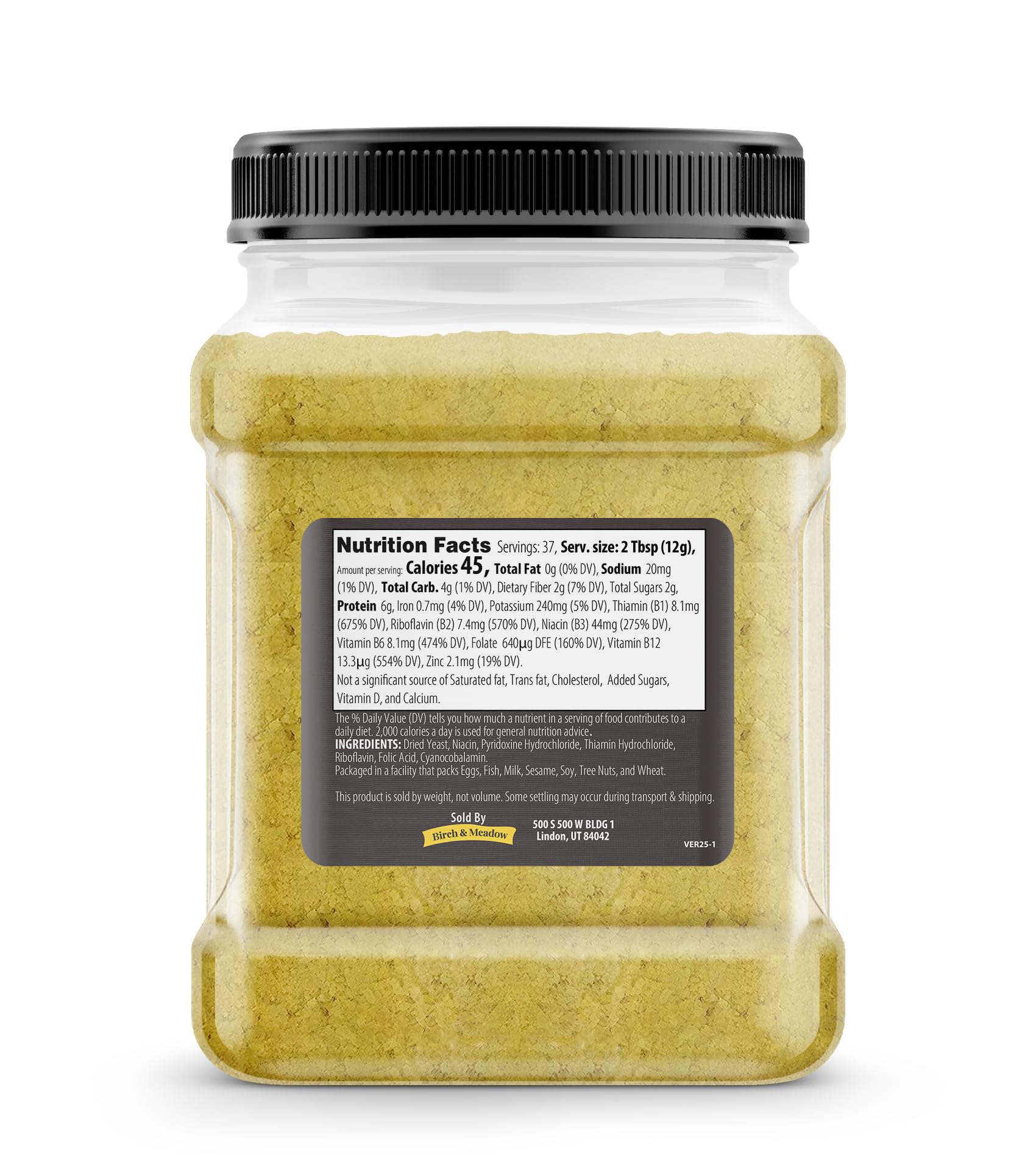 Birch & Meadow 1 lb of Nutritional Yeast, Popcorn, Yummy Nooch