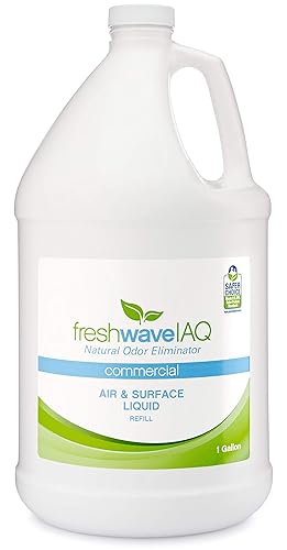 Fresh Wave IAQ Commercial Odor Eliminating Air & Surface Liquid, 1 Gallon | Safer Odor Relief | Natural Plant-Based Odor Eliminator | Odor Absorber