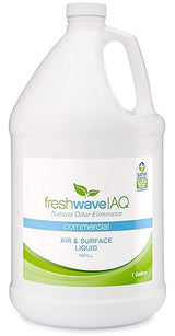 Fresh Wave IAQ Commercial Odor Eliminating Air & Surface Liquid, 1 Gallon | Safer Odor Relief | Natural Plant-Based Odor Eliminator | Odor Absorber