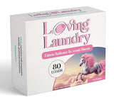 LOVING LAUNDRY -IN WASHER Fabric Softner Sheets- No Fancy (no fragrance) Scent -Enhanced Softness- Plant Based- Softens & Removes Static Cling- Long